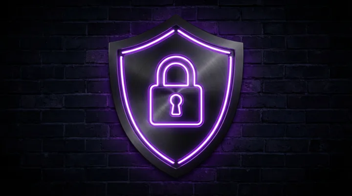 Illustration: account security, encryption, and two-factor authentication