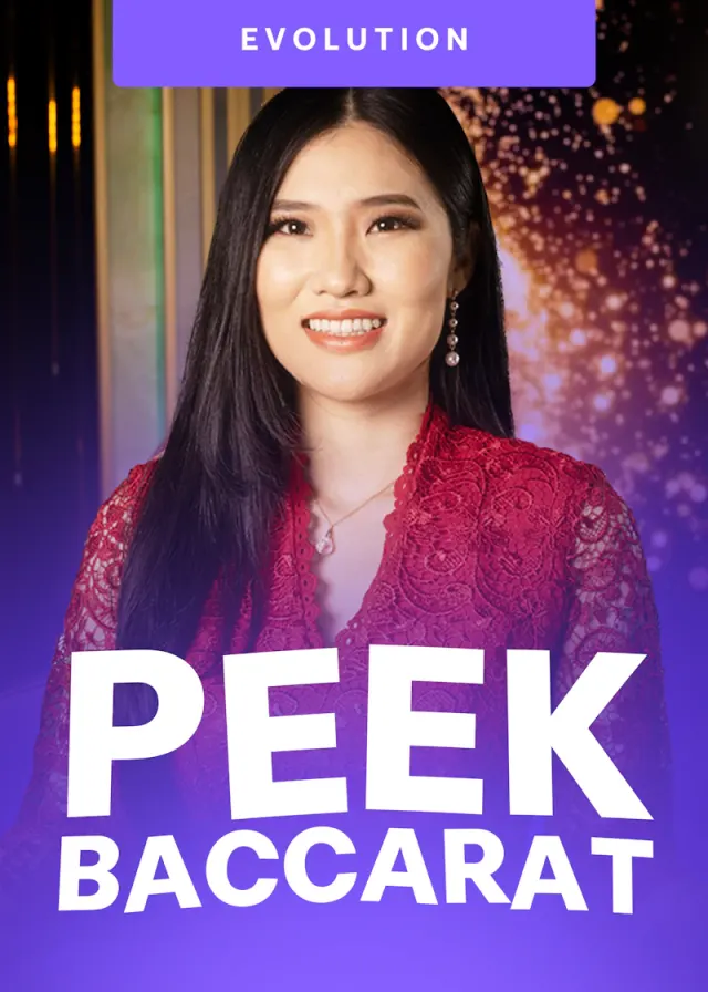 Peek Baccarat - live casino table